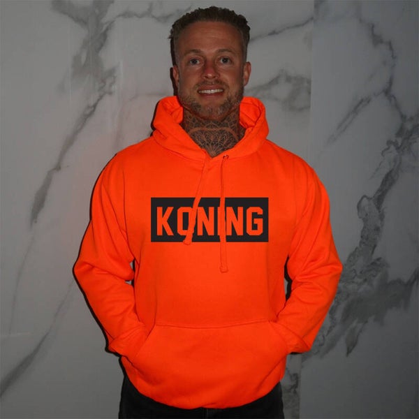 Electric oranje hoodie KONING