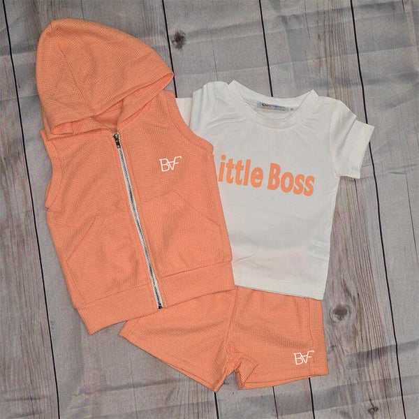 Little boss set 3 delig - zalm