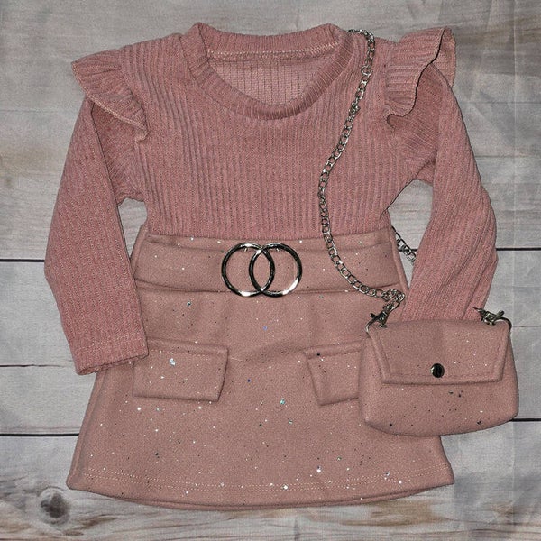 Jurkje glitter / roze