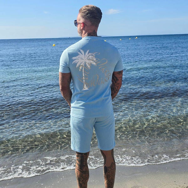 Heren T-shirt + Short palm