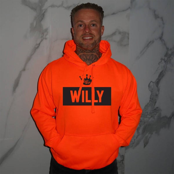 Electric oranje hoodie WILLY