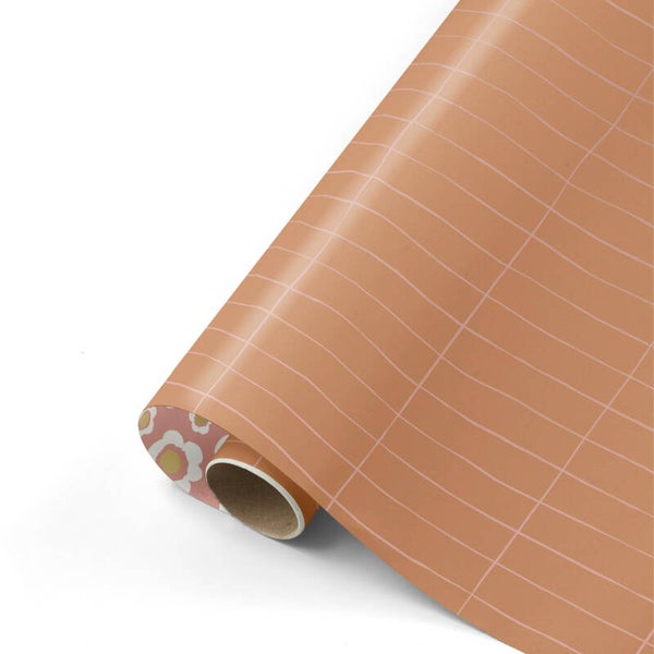 Cadeaupapier - Vakken warm