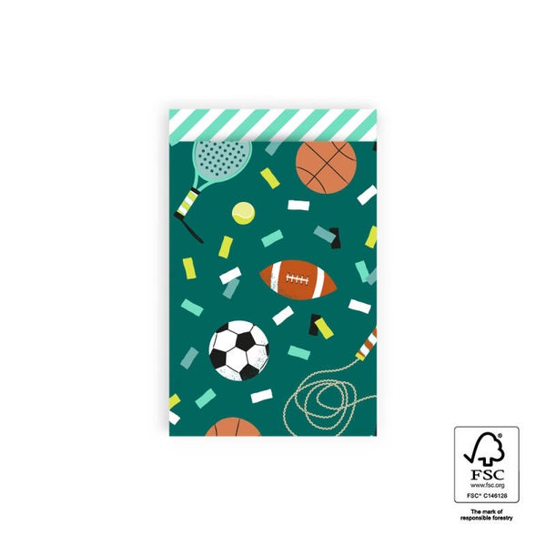 Cadeauzakje 12x19 - Sport groen