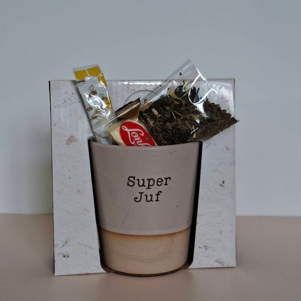Cadeau - Mok Super Juf - Ingepakt