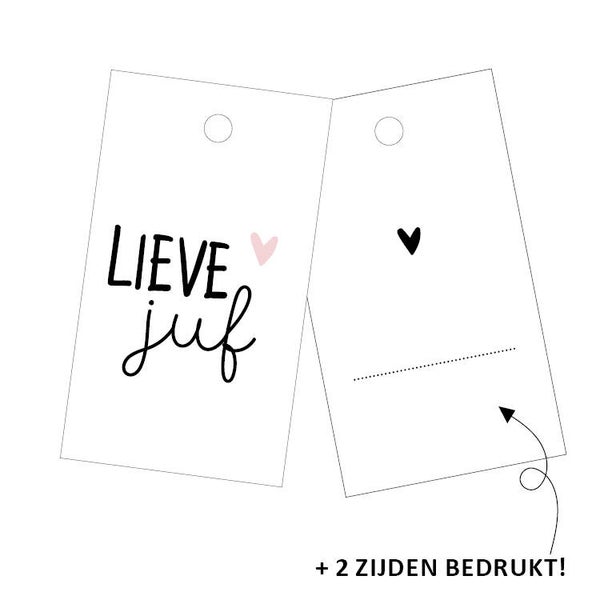 Label - Lieve juf
