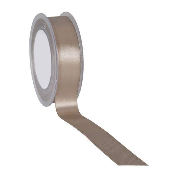 Satijnlint 25 mm - Taupe