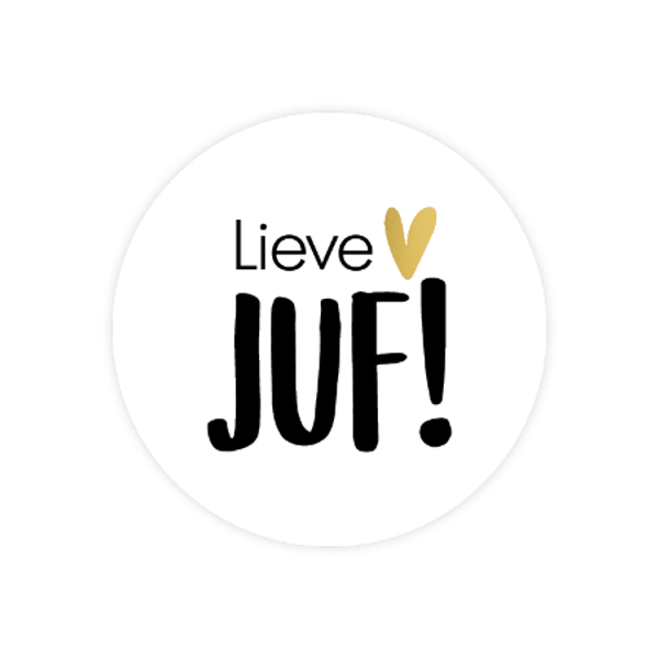 Sticker - Lieve juf!