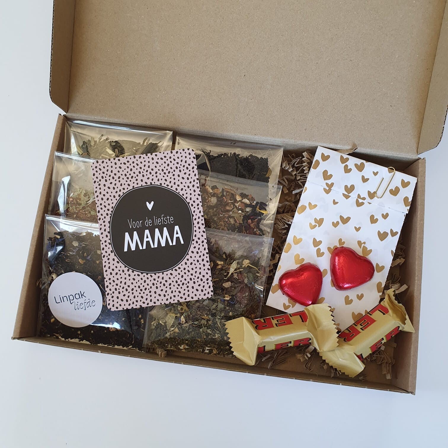 Theepakket - papieren theefilters