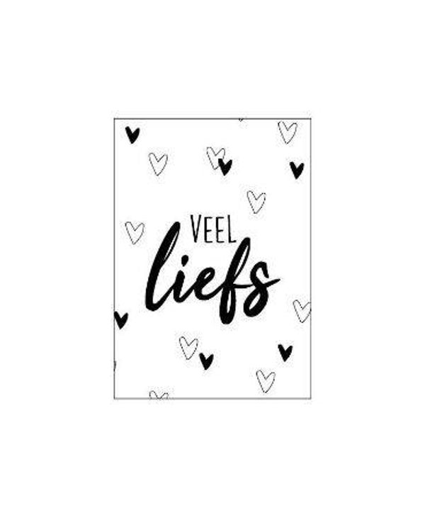 Wenskaart - Veel liefs