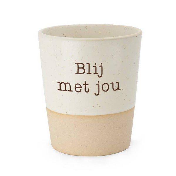 Mok keramiek - Blij met jou