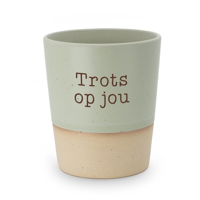 Mok keramiek - Trots op jou