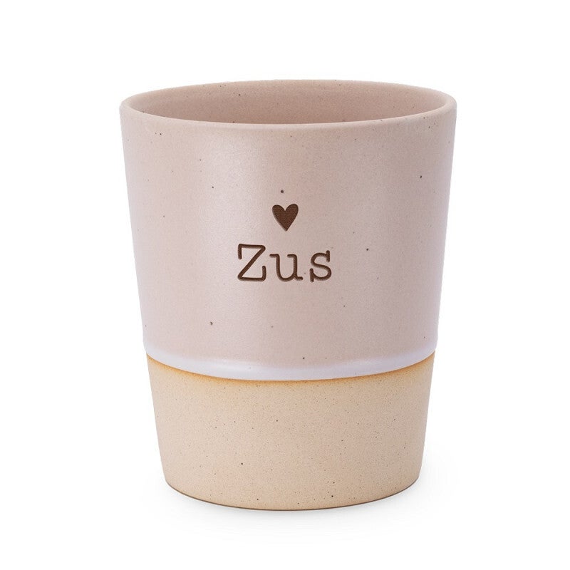 Mok keramiek - ❤ Zus