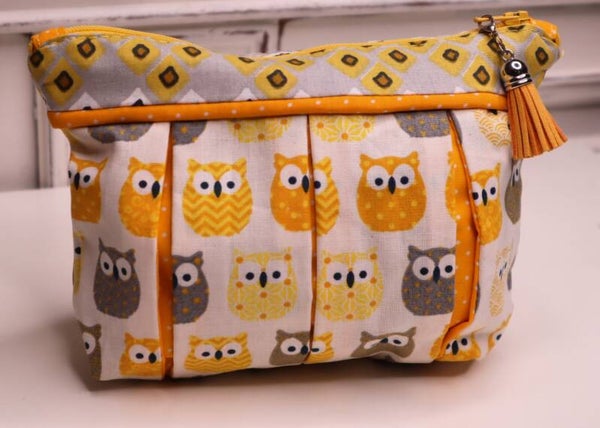 petite trousse chouettes - réf PTC 002
