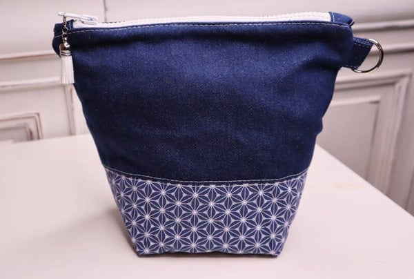 Trousse jean sashiko - réf TJS 001