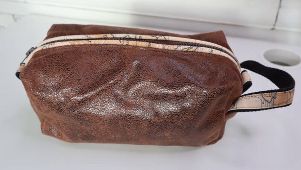 grande trousse vieux cuir - réf GTV 002
