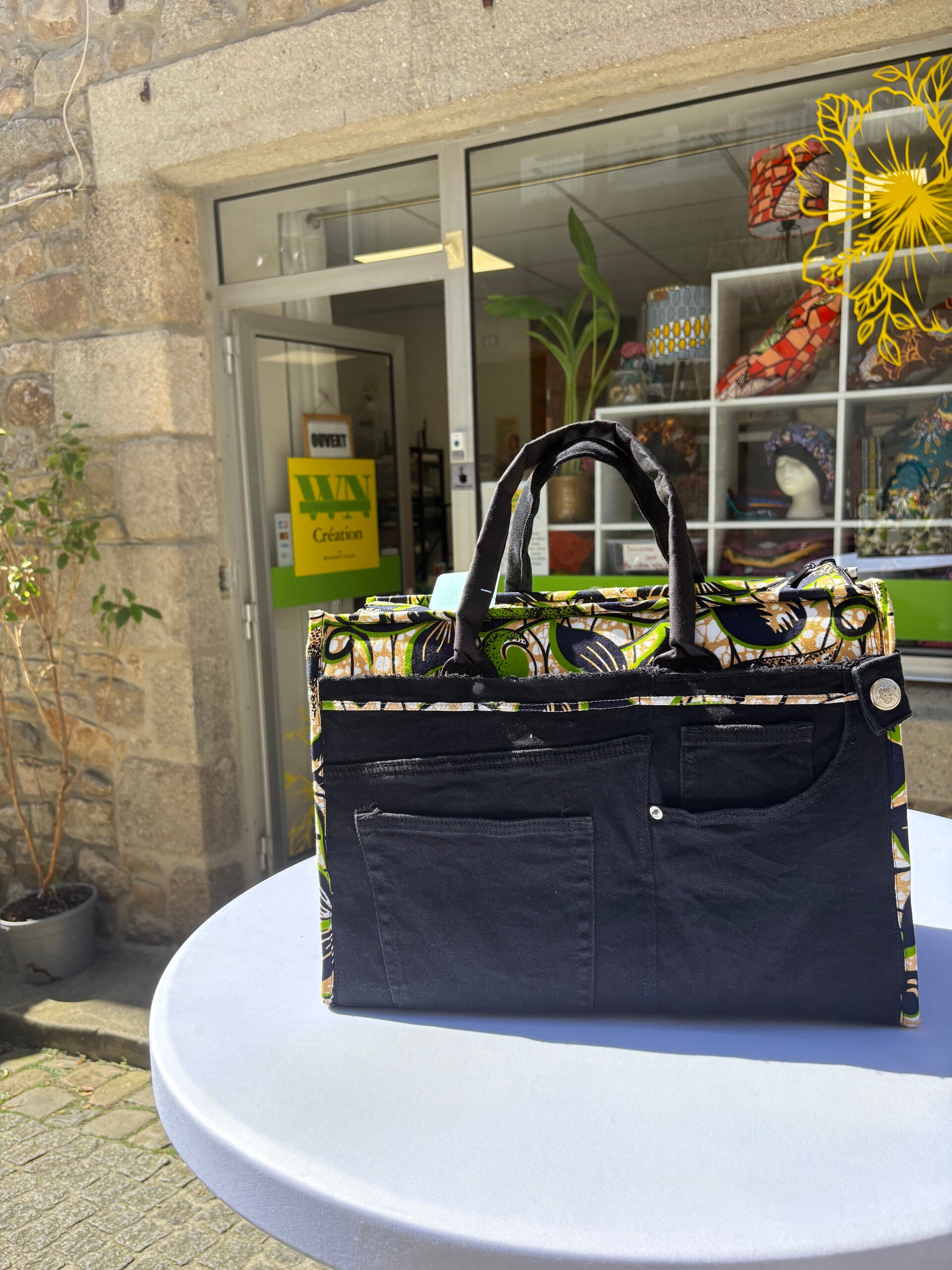Sac Cabas Upcyclé Wax & Jeans