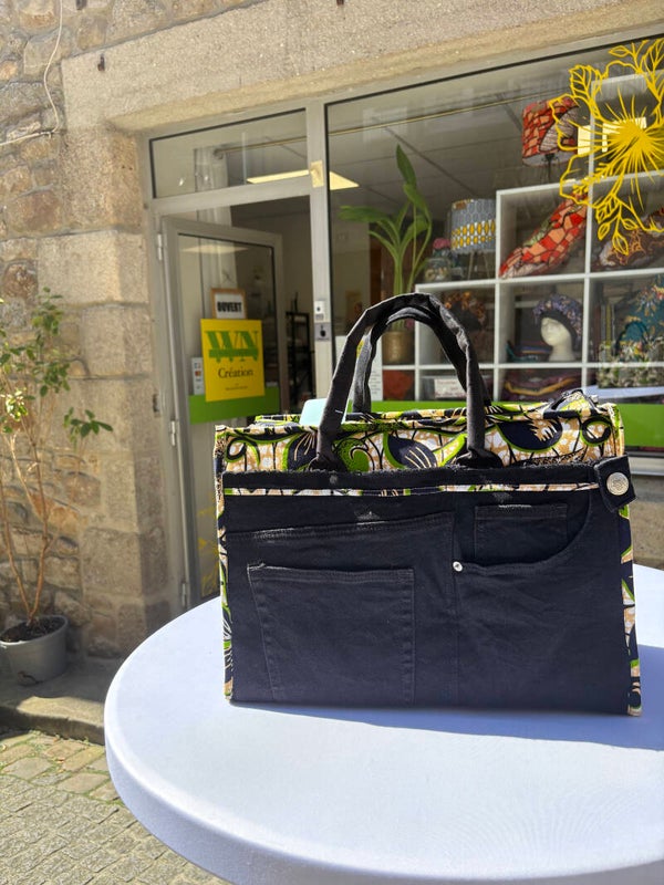 Sac Cabas Upcyclé Wax & Jeans