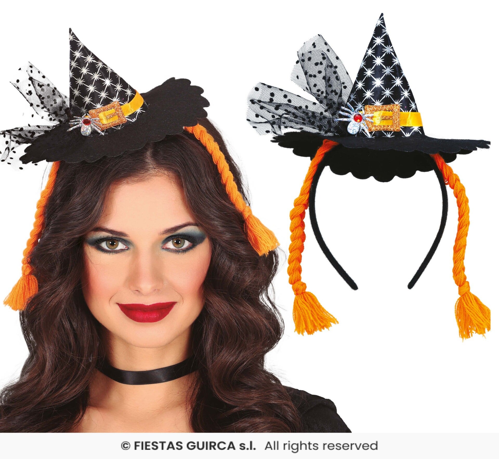 CERCHIETTO MINI CAPPELLO STREGA