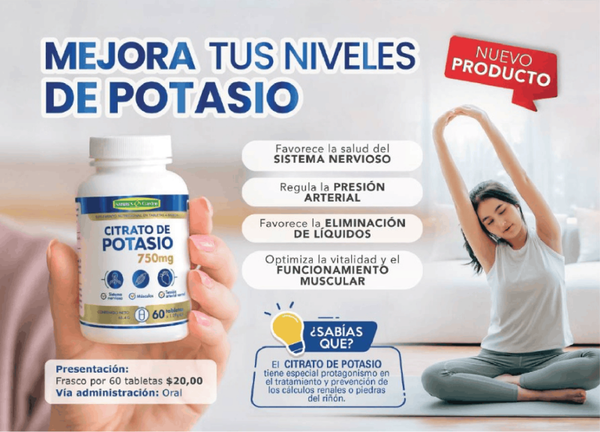 Citrato de Potacio Tabletas