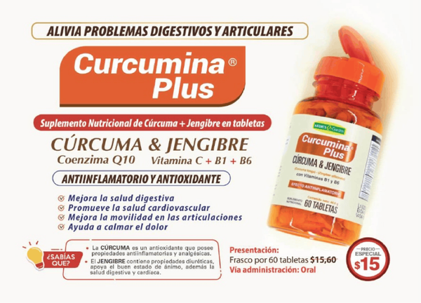 Curcumina Plus Tabletas