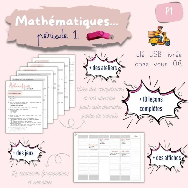 Mathématiques et français (période 1)