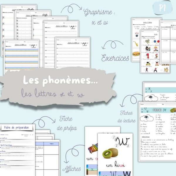 Les lettres x et w