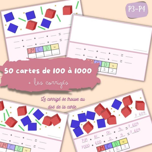 Décompositions de 1000 à 10 000