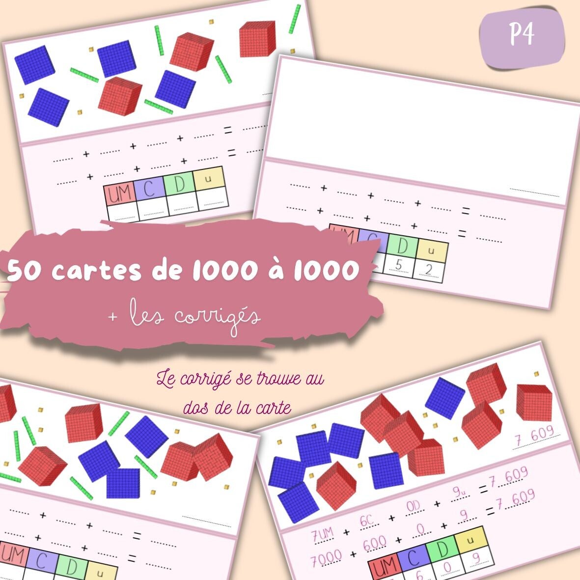 Décompositions de 1000 à 10 000