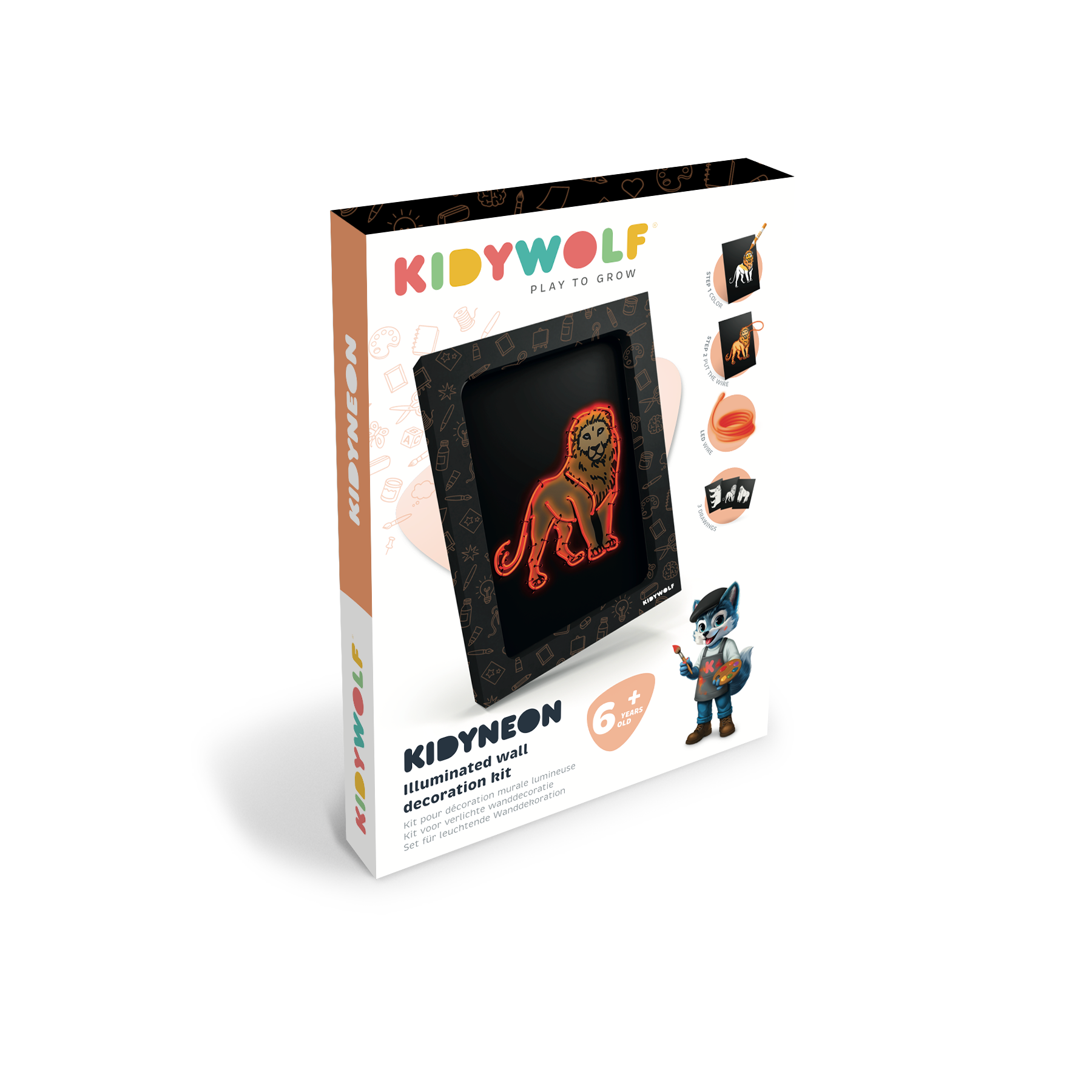 Décoration murale lumineuse (animaux)