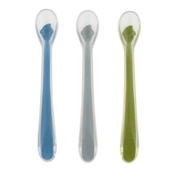 Cuillères d'alimentation pour bébé​ 3-pack - Mr. Shark