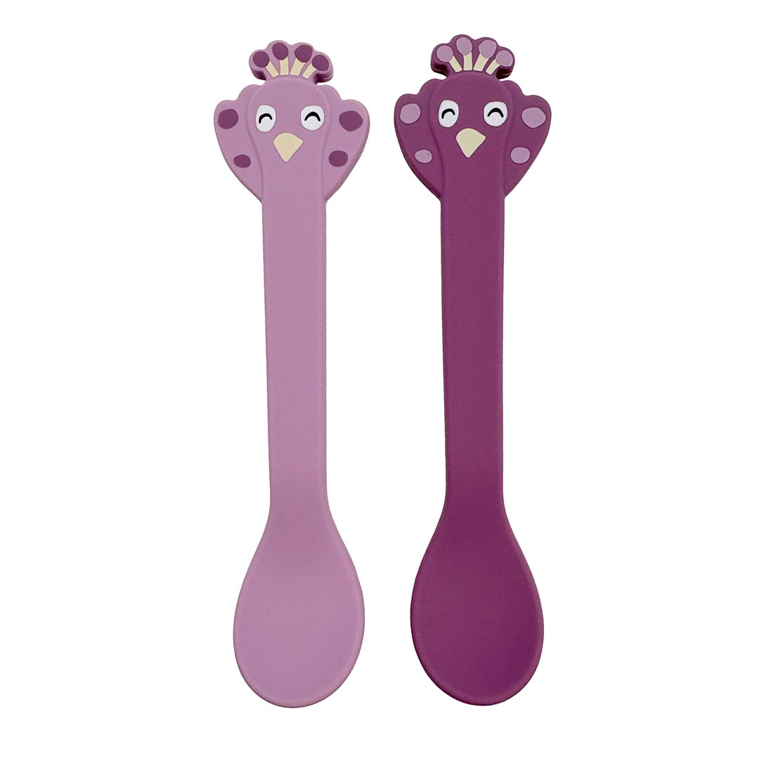 Cuillères en silicone (lot de 2) - Mme Paon