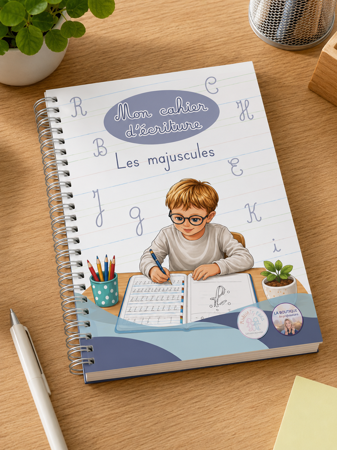 Mon cahier d'écriture (les majuscules) NON PLASTIFIÉ