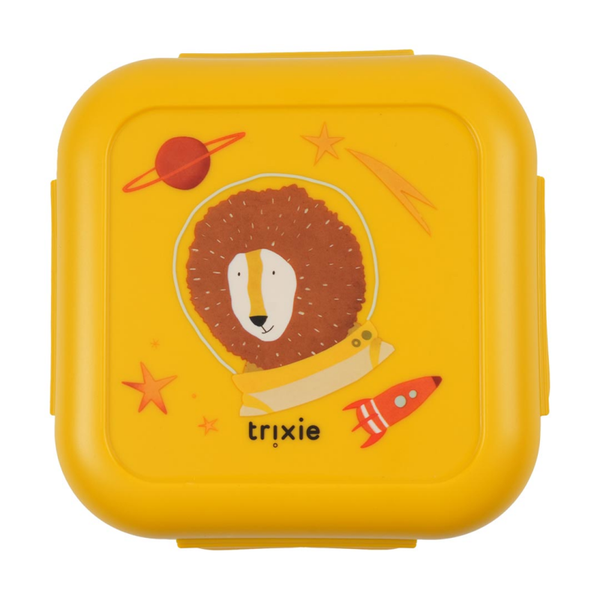Boîte à goûter avec clips - Monsieur Lion l'astronaute