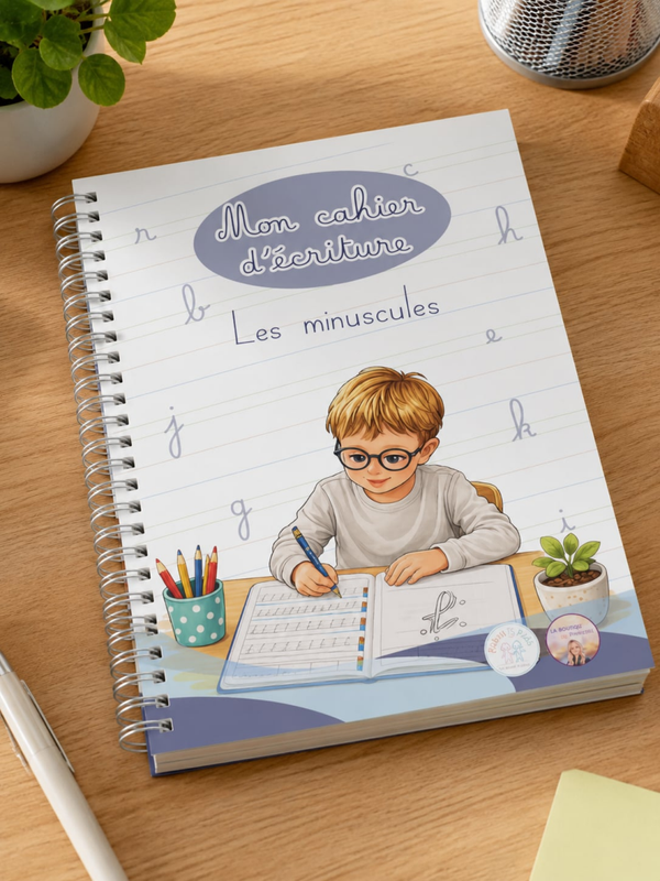 Mon cahier d'écriture (les minuscules) NON PLASTIFIÉ