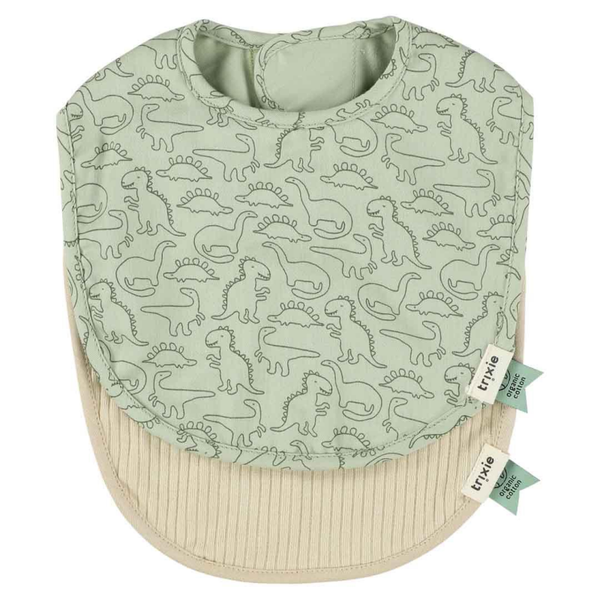 Bavoirs pour nouveau-né, lot de 2 - Taille S - Daring Dino