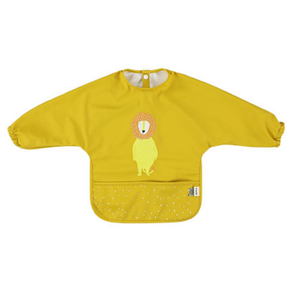 Bavoir imperméable à manches longues - Monsieur Lion