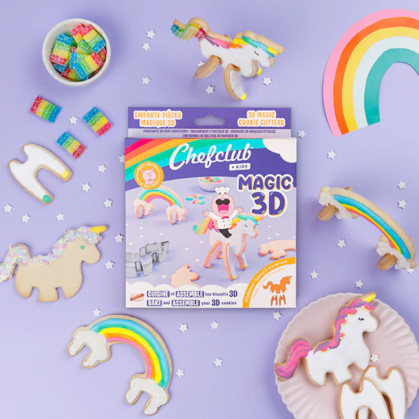 Emporte-pièces - Licorne & Arc-en-Ciel 3D
