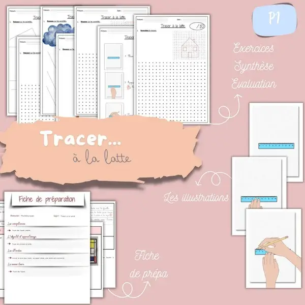 Tracer avec une latte graduée