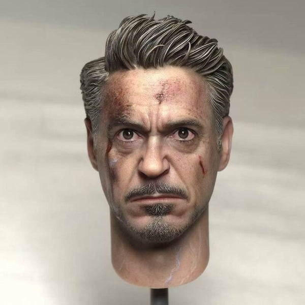 1/6 RDJ BY MICHAEL NZ BATTLE DAMAGED VERSION WITH HAIR-UNPAINTED