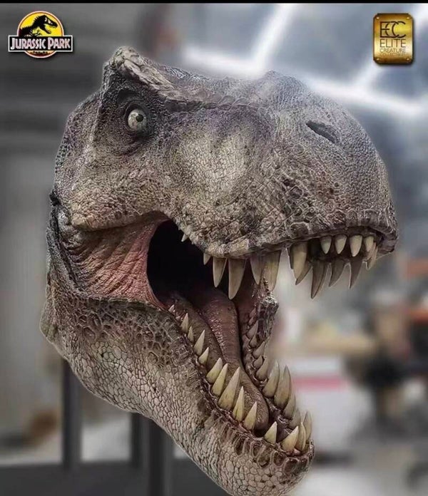 LIFE SIZE ECC TYRANNOSAURUS REX HEAD PROP REPLICA
