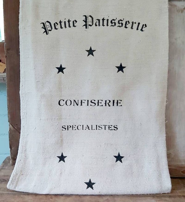 Graanzak met tekst M