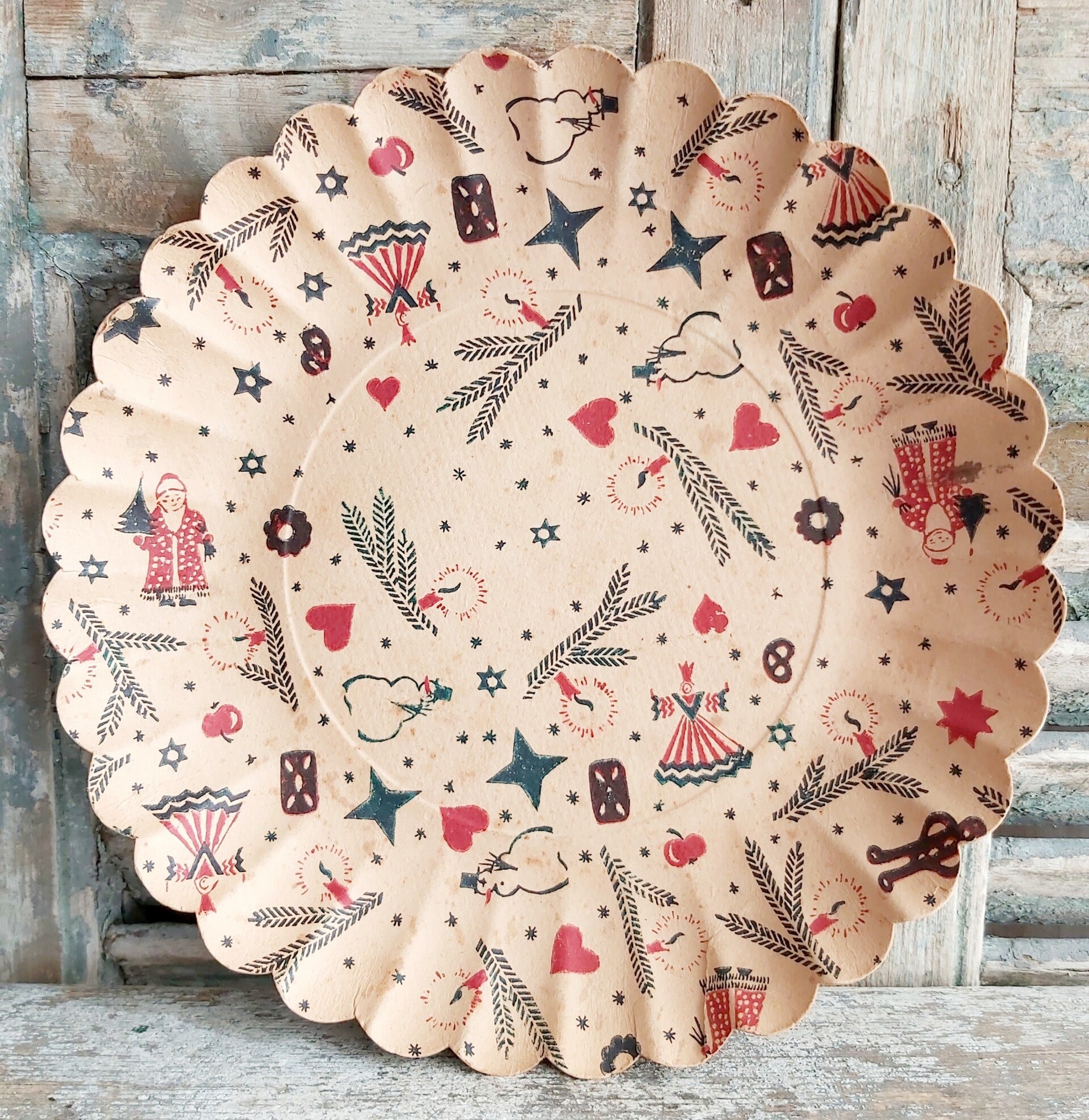 Karton kerstbord