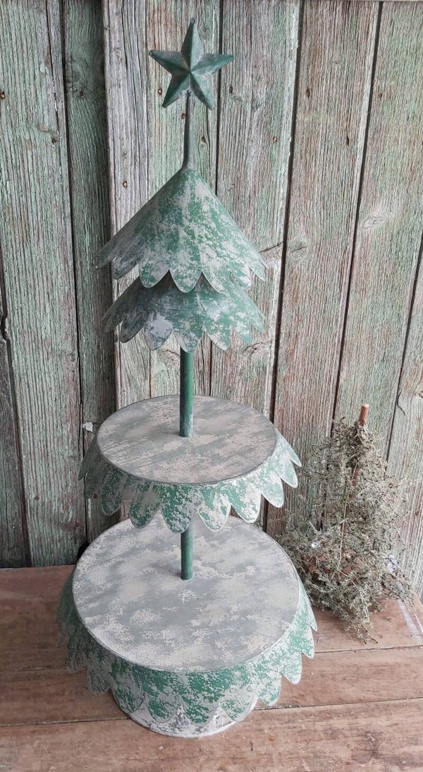 Kerstboom etagère