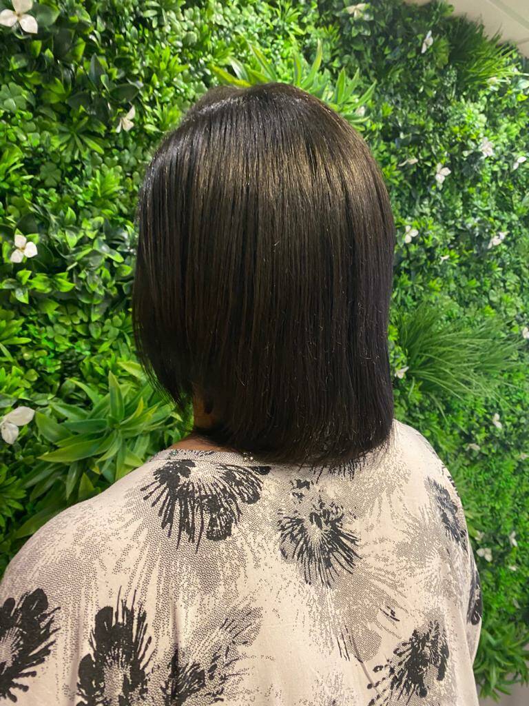 After keratine behandeling black hair