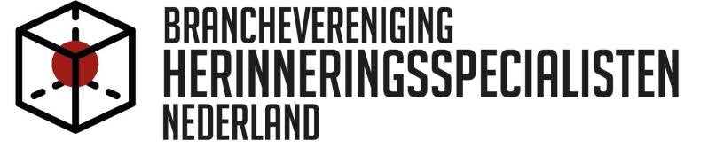 Logo van de branchevereniging Herinneringsspecialisten Nederland waarvan Florem et Art lid is.