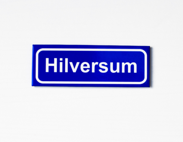 Koelkast magneet plaatsnaambord Hilversum
