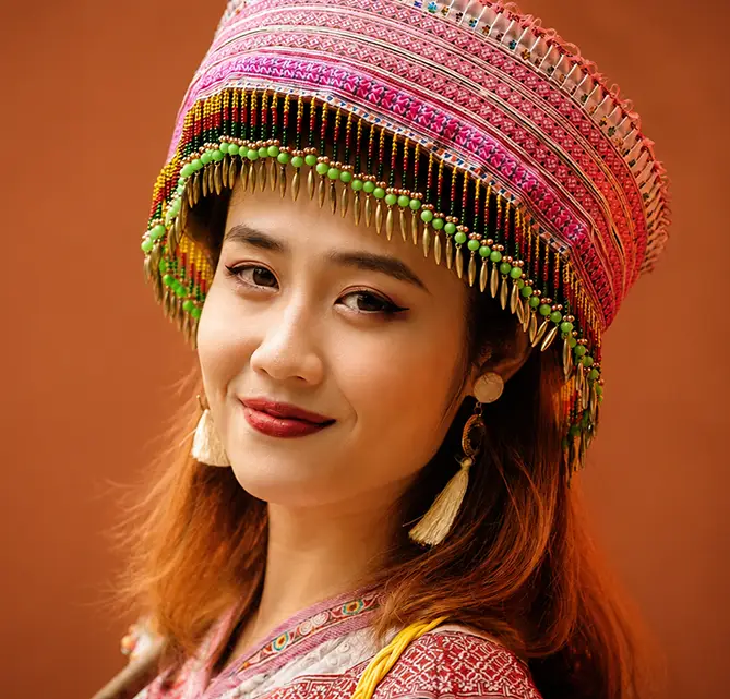 Vietnamees model 