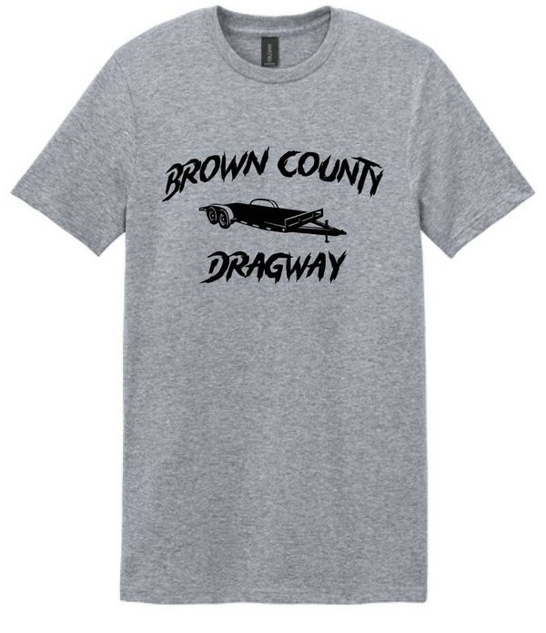 BROWN COUNTY DRAGWAY GRAY T-SHIRTS