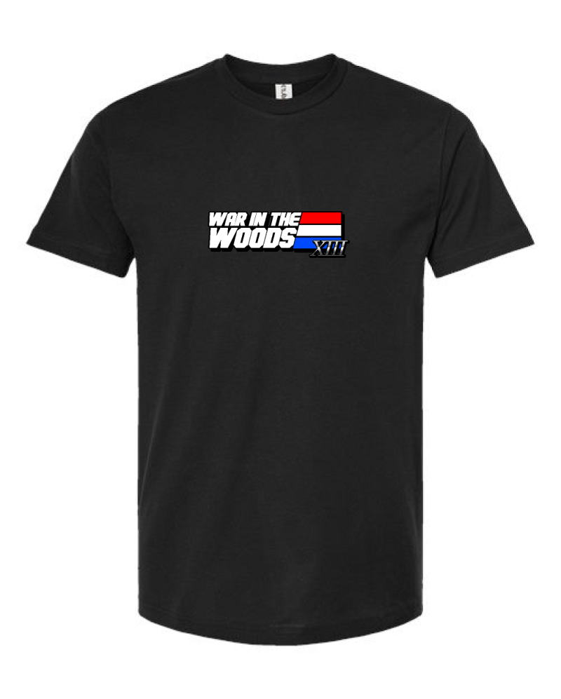 WAR IN THE WOODS XIII BLACK T-SHIRTS