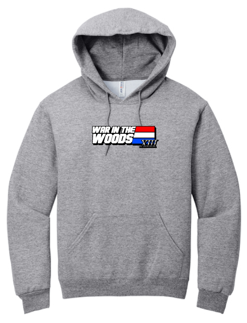 WAR IN THE WOODS XIII GRAY HOODIES